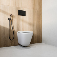 фото CU.T.wc.02 Унитаз Кубо Торнадо подвесной с системой смыва торнадо с крепежом и сиденьем, белый глянцевый КЕРАМА МАРАЦЦИ
