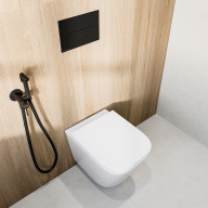 фото CU.T.wc.02 Унитаз Кубо Торнадо подвесной с системой смыва торнадо с крепежом и сиденьем, белый глянцевый КЕРАМА МАРАЦЦИ