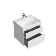 фото CUB.60.2/WHT.M Тумба Cubo/Кубо подвесная с ящиками 60, белая матовая КЕРАМА МАРАЦЦИ