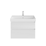 фото CUB.70.2/WHT.M Тумба CUBO подвесная с ящиками 70, белая матовая КЕРАМА МАРАЦЦИ