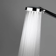 фото Душевая колонна FONTE на 3 потока с фиксированным изливом и механическим смесителем, черный матовый КЕРАМА МАРАЦЦИ