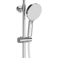 фото Душевая колонна FONTE на 3 потока с фиксированным изливом и термостатическим смесителем, хром КЕРАМА МАРАЦЦИ