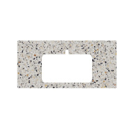 фото KM6012G0471RP100Ir2 Столешница для полувстраиваемых раковин Бричиола 100, белый натуральный КЕРАМА МАРАЦЦИ