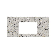 фото Столешница для раковин, встраиваемых снизу, Бричиола 100, белый натуральный КЕРАМА МАРАЦЦИ