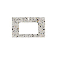 фото Столешница для раковин, встраиваемых снизу, Бричиола 80, белый натуральный КЕРАМА МАРАЦЦИ