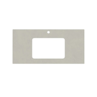 фото Столешница для раковин, встраиваемых снизу, Про Чементо 100, серый светлый натуральный КЕРАМА МАРАЦЦИ