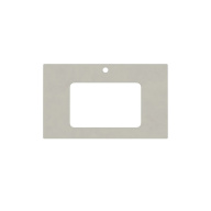 фото Столешница для раковин, встраиваемых снизу, Про Чементо 80, серый светлый натуральный КЕРАМА МАРАЦЦИ