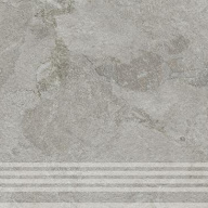 фото KM6060G1241R8GRF Ступень Сплит серый матовый обрезной 30x60x0,8 КЕРАМА МАРАЦЦИ