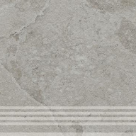 фото KM6060G1241R8GRF Ступень Сплит серый матовый обрезной 30x60x0,8 КЕРАМА МАРАЦЦИ