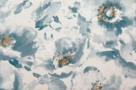 фото KM8717 Обои виниловые на флизелиновой основе Легато мотив, голубой KЕРАМА МАРАЦЦИ КЕРАМА МАРАЦЦИ