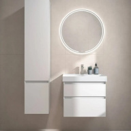 Тумба Кубо подвесная 60 см, 2 ящика, белый матовый КЕРАМА МАРАЦЦИ фото Тумба Кубо подвесная 60 см, 2 ящика, белый матовый КЕРАМА МАРАЦЦИ