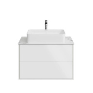 KMPMCb80MWh2 Тумба PLAZA Modern подвесная 80, push, 2 ящика, белая матовая КЕРАМА МАРАЦЦИ фото KMPMCb80MWh2 Тумба PLAZA Modern подвесная 80, push, 2 ящика, белая матовая КЕРАМА МАРАЦЦИ