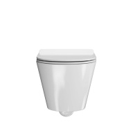 фото Унитаз Plaza Modern/Плаза Модерн подвесной безободковый, белый глянцевый КЕРАМА МАРАЦЦИ