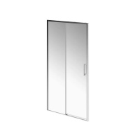 фото LN.100.SD.CR Душевая дверь LINDO, раздвижная с функцией soft close, 100х195, хром КЕРАМА МАРАЦЦИ