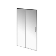 фото LN.120.SD.CR Душевая дверь LINDO, раздвижная с функцией soft close, 120х195, хром КЕРАМА МАРАЦЦИ