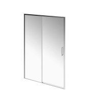 фото LN.140.SD.CR Душевая дверь LINDO, раздвижная с функцией soft close, 140х195, хром КЕРАМА МАРАЦЦИ