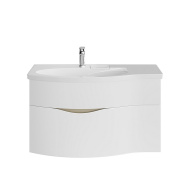 RV.100Lh/WHT.M Тумба Riva/Рива 100 см левая, белая матовая КЕРАМА МАРАЦЦИ фото RV.100Lh/WHT.M Тумба Riva/Рива 100 см левая, белая матовая КЕРАМА МАРАЦЦИ
