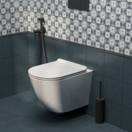 фото SF.wc.02 Унитаз Sfera/Сфера подвесной безободковый с крепежом, белый глянцевый КЕРАМА МАРАЦЦИ