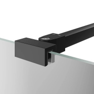 фото VE.FB250.BSD.BLK.M Фиксатор для стеклянной шторки VETRO, 25 см, матовый черный КЕРАМА МАРАЦЦИ