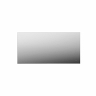 фото VE.S.mi.90/WHT Зеркало VETRATA S 450х900 мм, сенсор со сменой цвета подсветки и антизапотевание, белое КЕРАМА МАРАЦЦИ