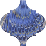 фото VT/A624/65000 Арабески Венеция синий матовый 6,5x6,5x0,69 декор КЕРАМА МАРАЦЦИ