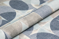 KM8511 Обои виниловые на флизелиновой основе Шафран мотив, синий, круги KЕРАМА МАРАЦЦИ КЕРАМА МАРАЦЦИ фото KM8511 Обои виниловые на флизелиновой основе Шафран мотив, синий, круги KЕРАМА МАРАЦЦИ КЕРАМА МАРАЦЦИ