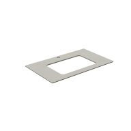 фото Столешница для раковин, встраиваемых снизу, Про Чементо 80, серый светлый натуральный КЕРАМА МАРАЦЦИ