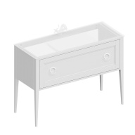 PL.CN.120.1/WHT.M Тумба Plaza Classic Neo/Плаза Классик Нео напольная 1 ящик 120, белая матовая КЕРАМА МАРАЦЦИ фото PL.CN.120.1/WHT.M Тумба Plaza Classic Neo/Плаза Классик Нео напольная 1 ящик 120, белая матовая КЕРАМА МАРАЦЦИ