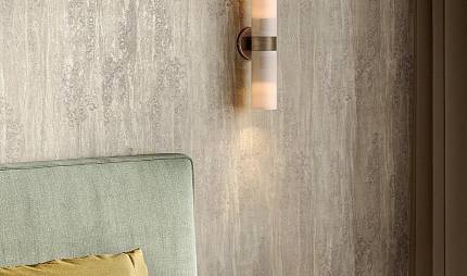 Обои с перламутровым напылением: как «Виньетки» создают мерцание в интерьере