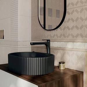 Как выбрать смеситель для накладной раковины: формы и покрытия