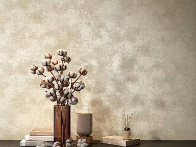 Обои с металлическими переливами: как «Ренессанс» меняется при разном освещении