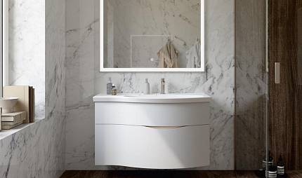 Асимметричная раковина «Рива»: зачем нужна изогнутая форма в ванной